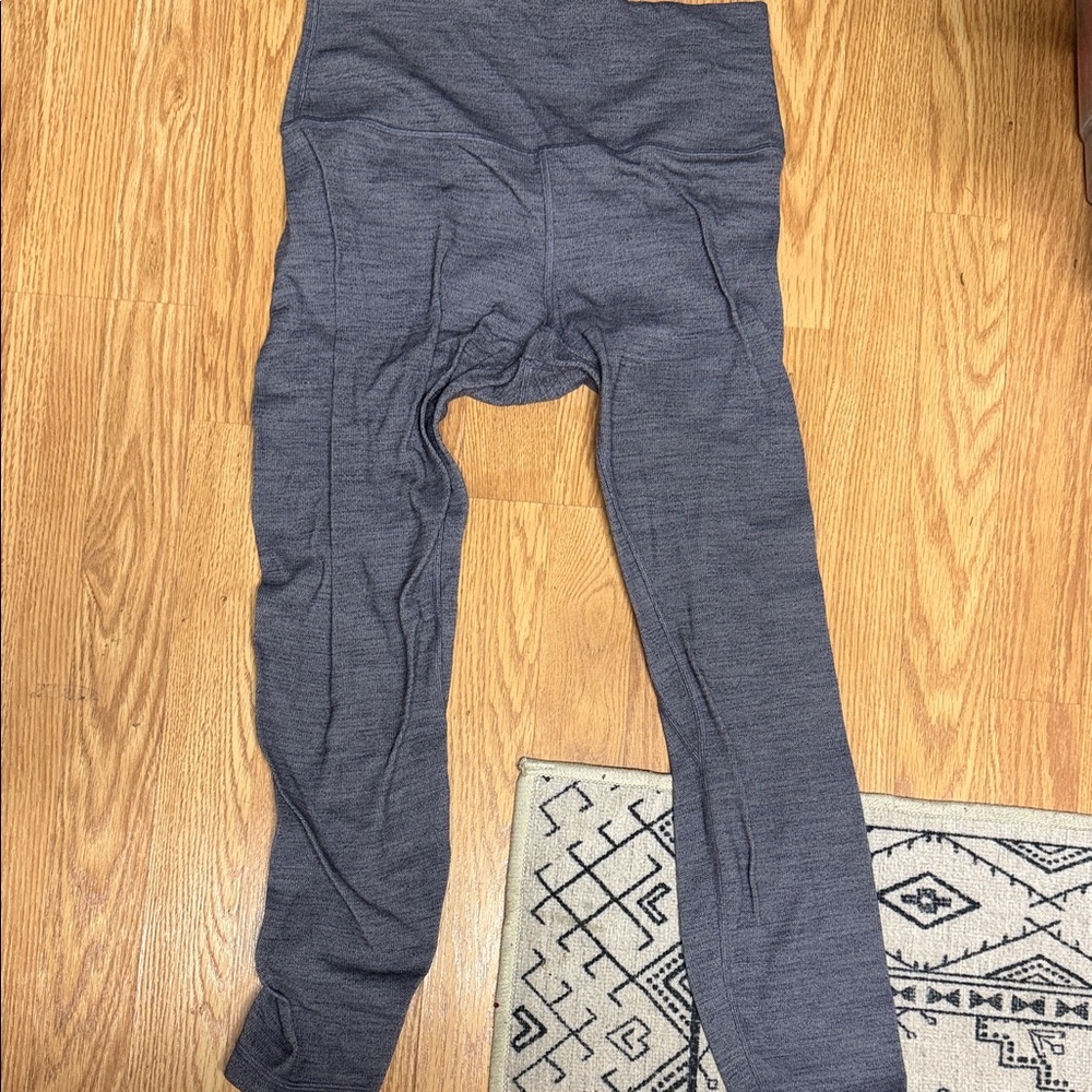 Lululemon Athletica Heathered Gray Align Leggings